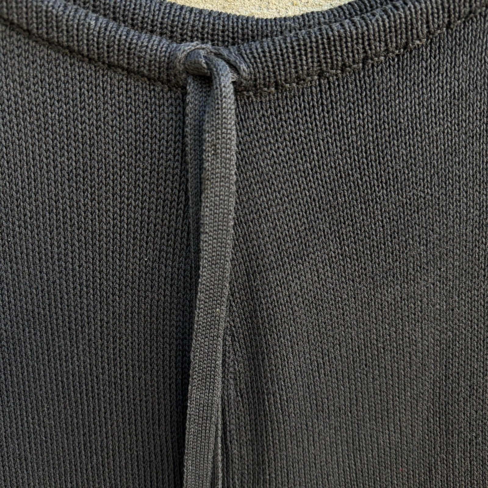 Kim & Kelly Vintage 90s Minimalist Quiet Luxury Knit Loungewear Wide Leg Pants