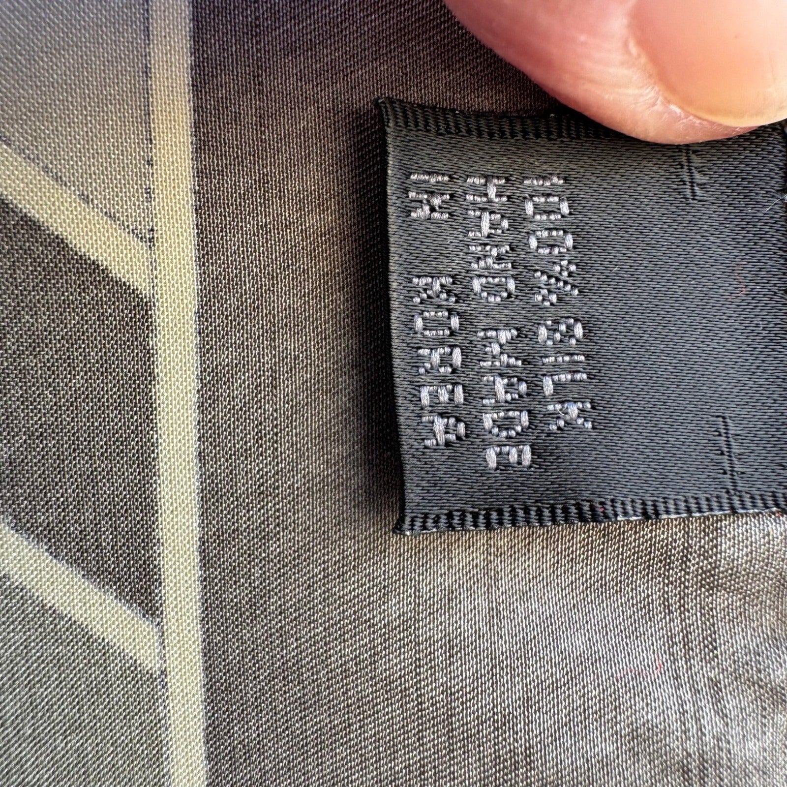 Vintage 100% Silk Pocket Square Set 2pc Grey Striped Burgundy Polka Dot Korea