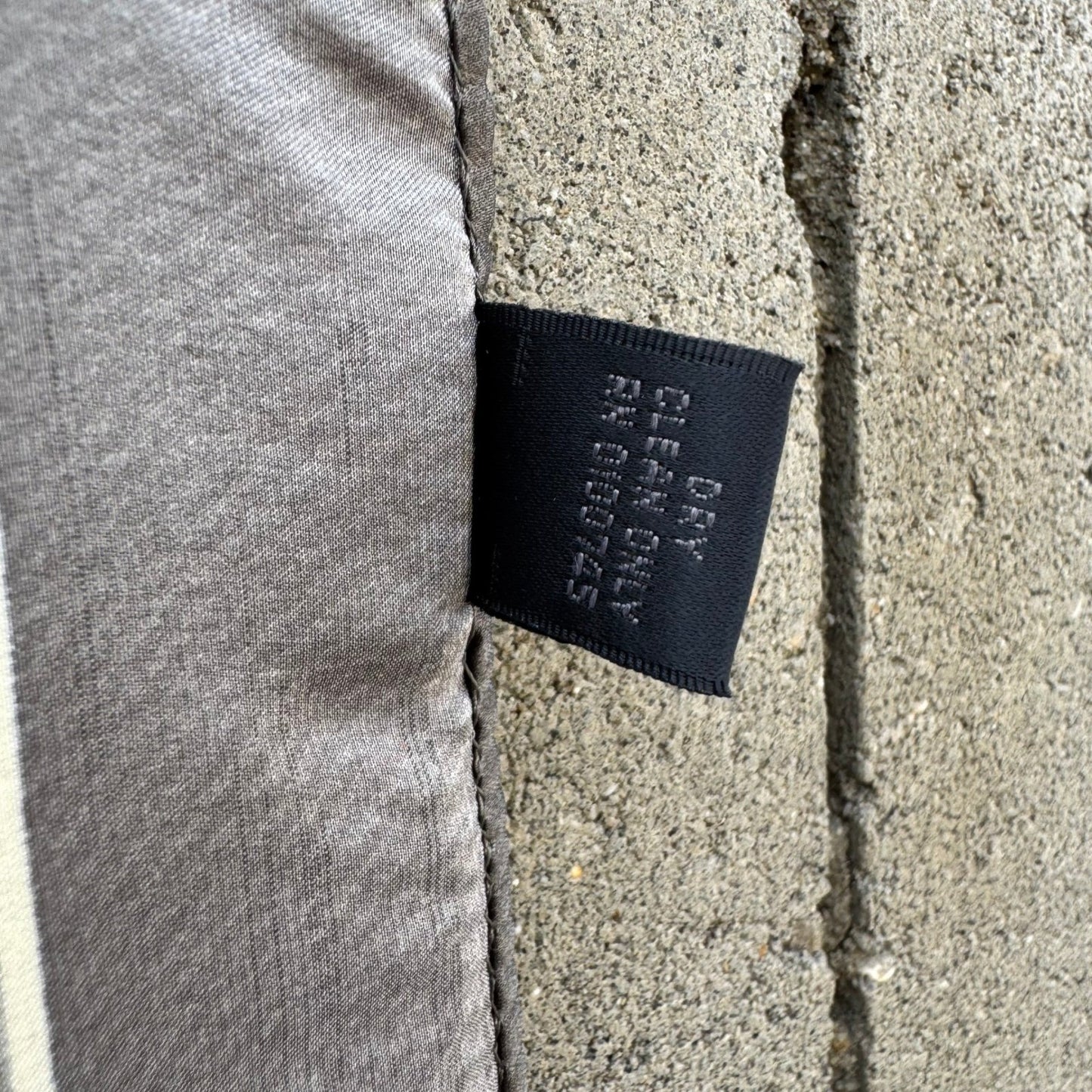 Vintage 100% Silk Pocket Square Set 2pc Grey Striped Burgundy Polka Dot Korea