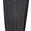 Switch Chicos Travelers Minimalist Liquid Knit Black Pinstripe Straight Leg Pants M 3 image