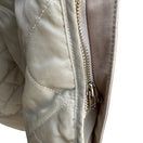 Switch Worthington Womens Beige Quilted Lined Insulated Jacket Trench Coat Like New L 2 image
