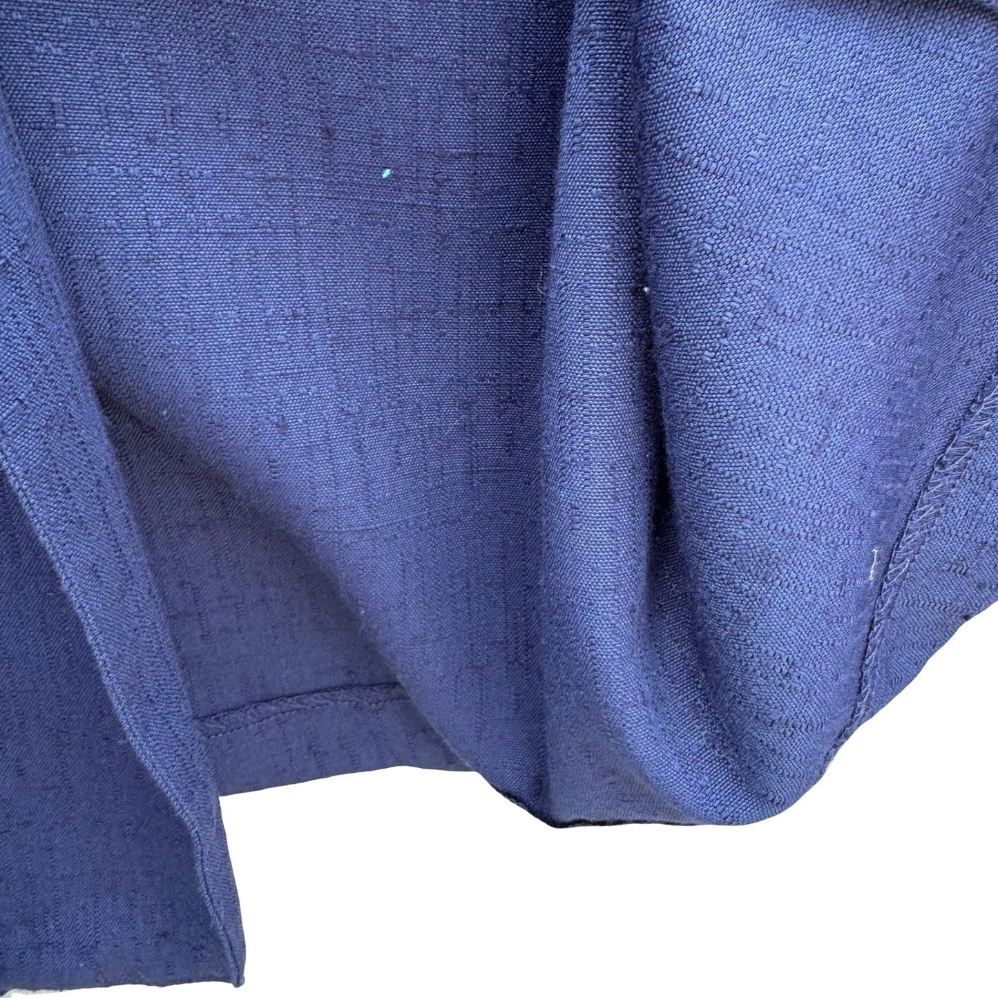 Sag Harbor Vintage Navy Shawl Collar Single Button Textured Jacket Blazer 16