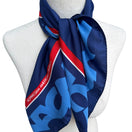 Switch Norwegian American Cruises NAC Vintage Square Woven Satin Scarf Wrap Bandana 2 image
