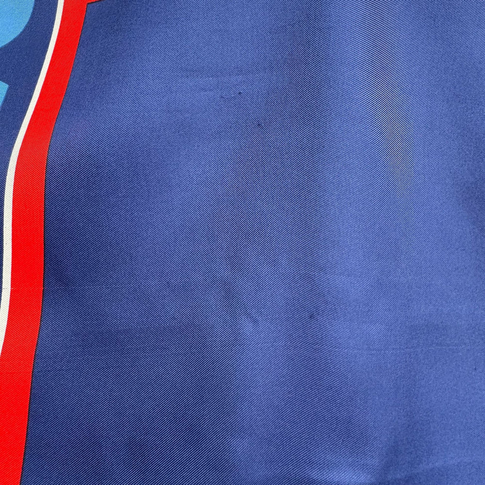 Norwegian American Cruises NAC Vintage Square Woven Satin Scarf Wrap Bandana