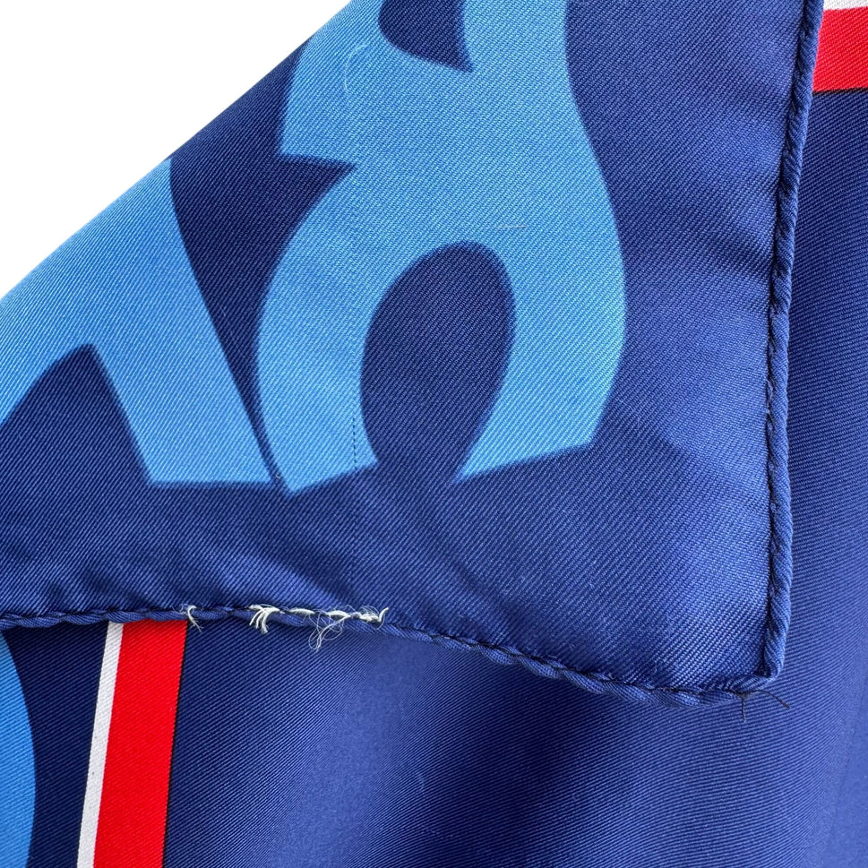 Norwegian American Cruises NAC Vintage Square Woven Satin Scarf Wrap Bandana