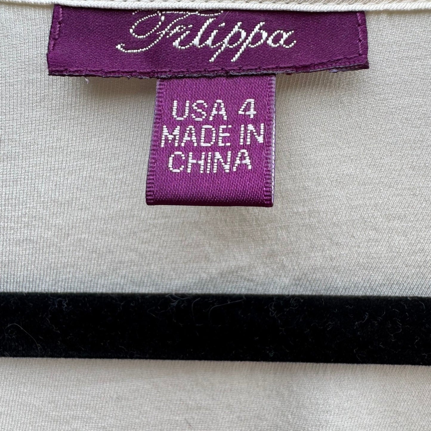 Filippa Romantic Fairy Silk Stretch Split Bell Tie Sleeve Empire Waist Blouse 4