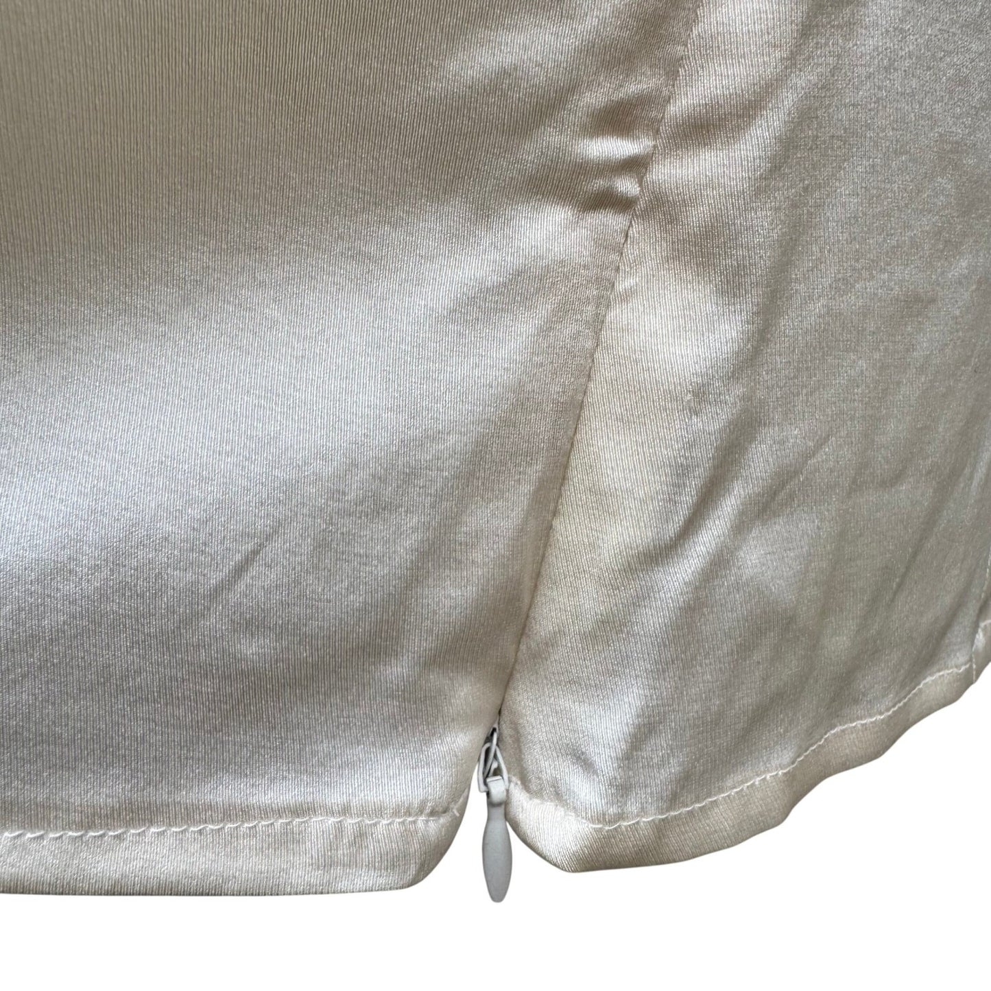 Filippa Romantic Fairy Silk Stretch Split Bell Tie Sleeve Empire Waist Blouse 4