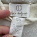 Switch Hot In Hollywood Vintage White Knit Turtleneck Sweater Minimalist Stretch Womens 2 image