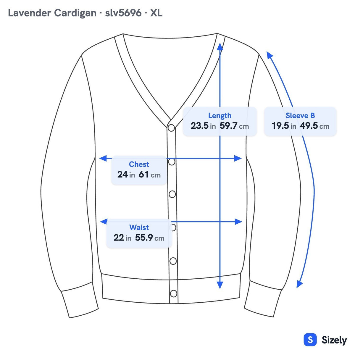 Minimalist Layering Preppy Open Front Draped Knit Cardigan Sweater Pastel Blue XL