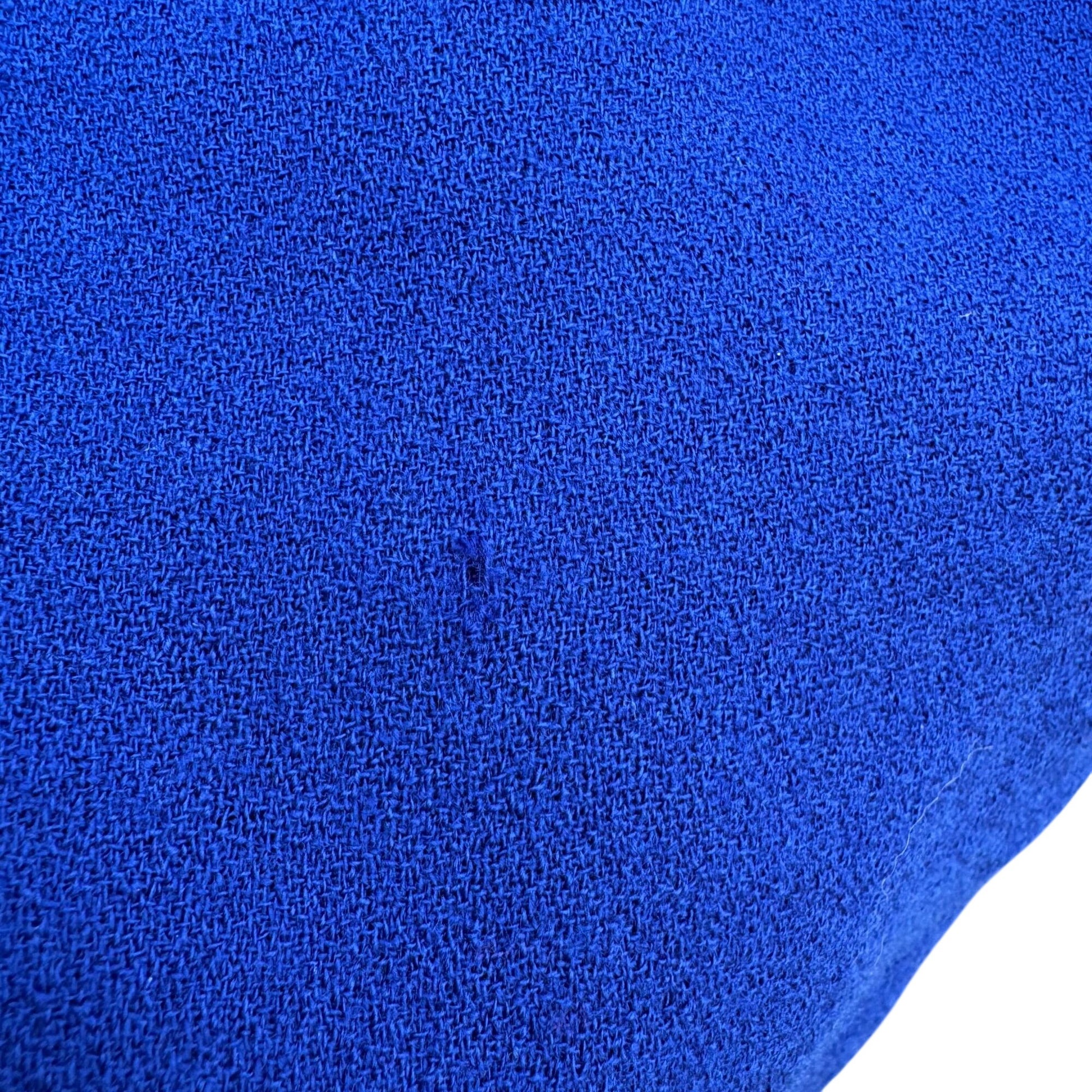 Michelle Stuart Petite Vintage Wool Royal Blue Blazer Pleated Skirt Set Womens 4