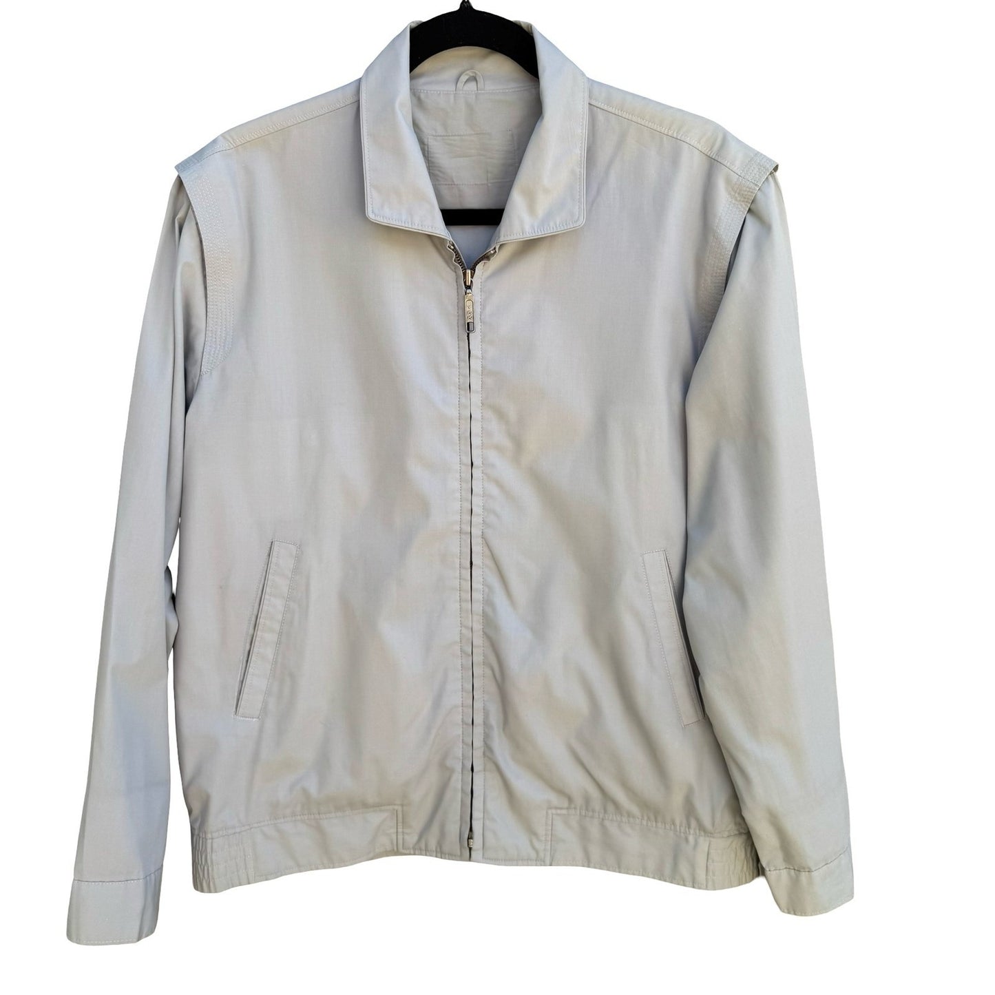 Gold Carriage Vintage 80s Retro Harrington Bomber Jacket Gray Mens L Streetwear