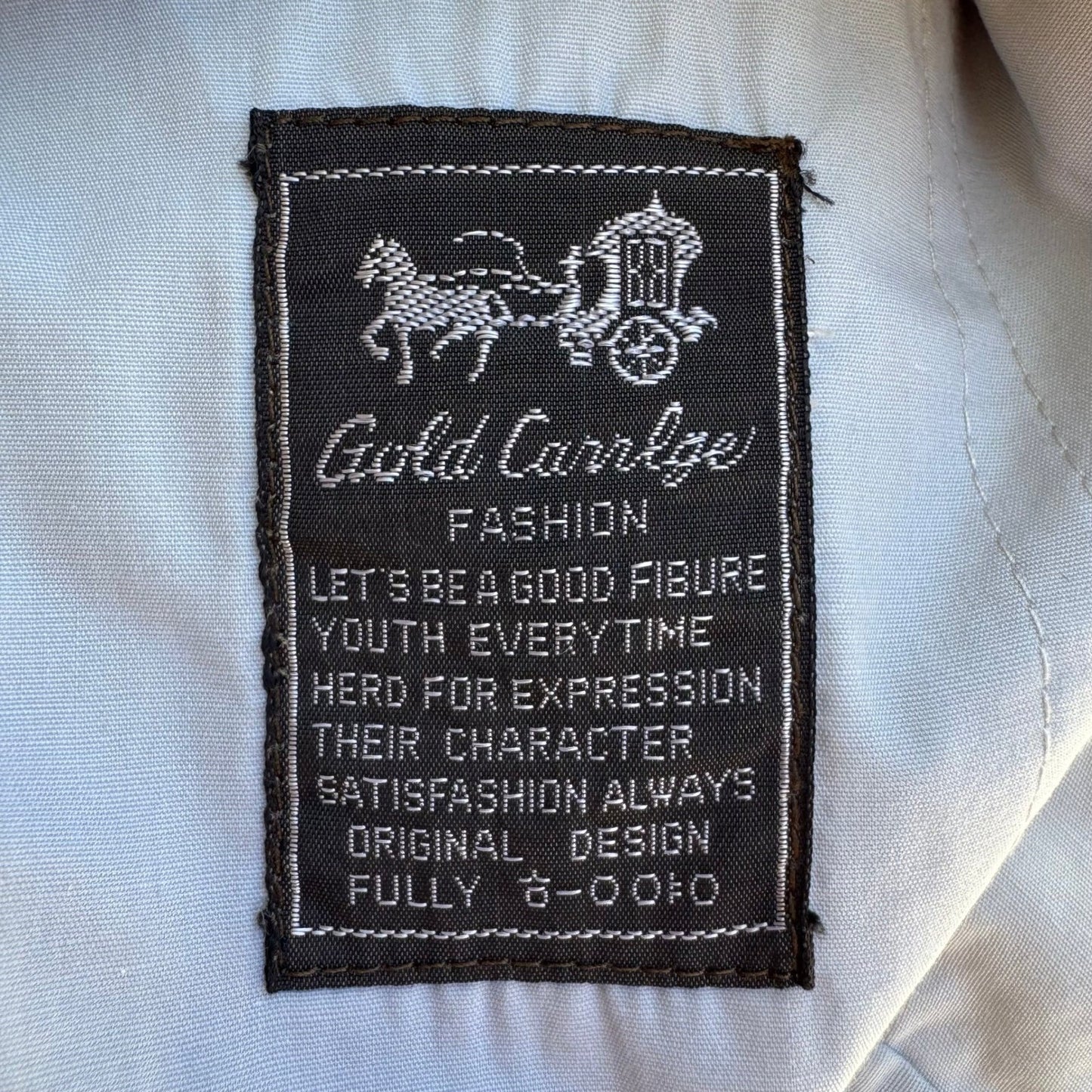 Gold Carriage Vintage 80s Retro Harrington Bomber Jacket Gray Mens L Streetwear