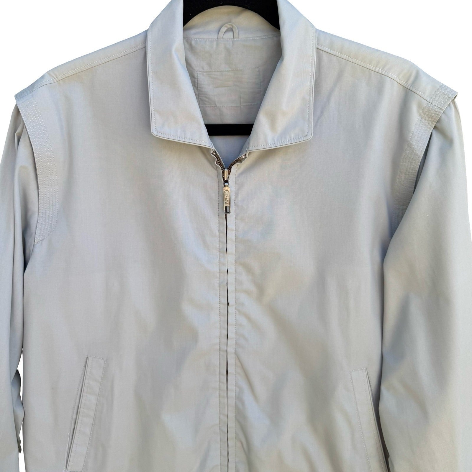 Gold Carriage Vintage 80s Retro Harrington Bomber Jacket Gray Mens L Streetwear