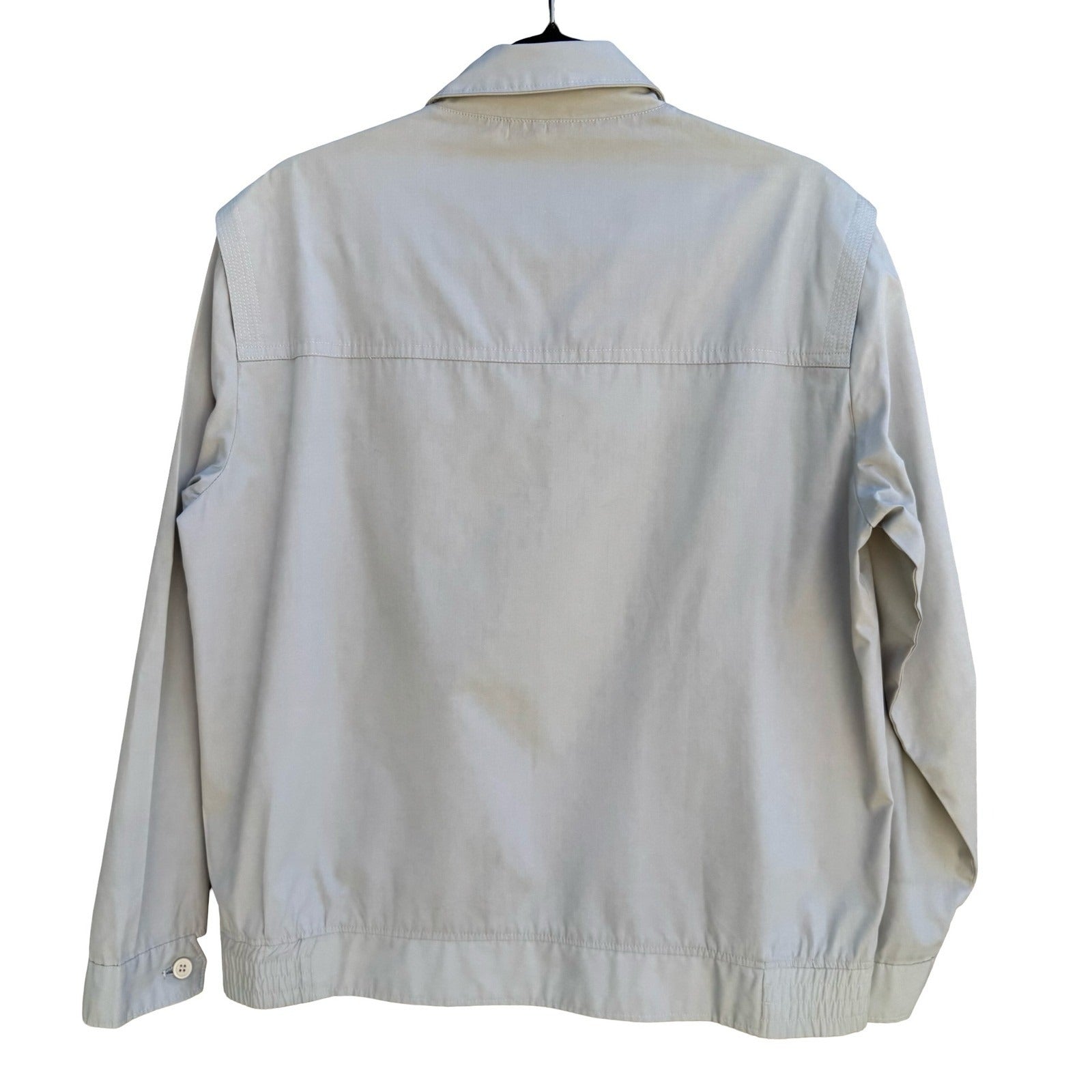 Gold Carriage Vintage 80s Retro Harrington Bomber Jacket Gray Mens L Streetwear