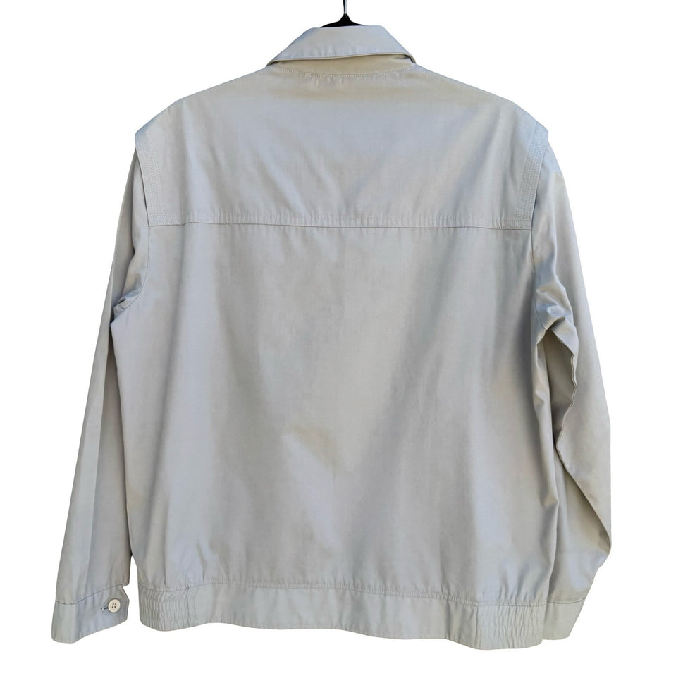 Gold Carriage Vintage 80s Retro Harrington Bomber Jacket Gray Mens L Streetwear