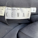 Switch Ann Tjian for Kenar Vintage Black Pleated A Line Crepe Skirt Womens 4 Academia 2 image