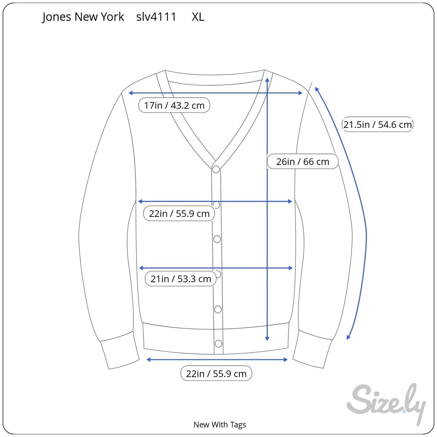 Jones New York Collection Claremont Mohair Blend Pointelle Cardigan XL Cream NEW