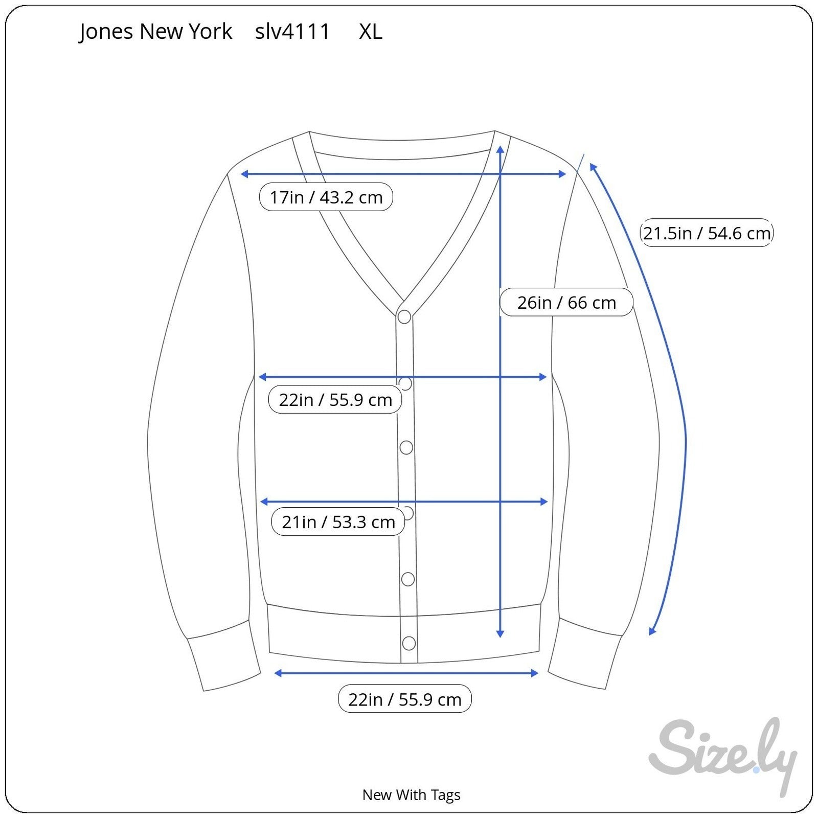 Jones New York Collection Claremont Mohair Blend Pointelle Cardigan XL Cream NEW