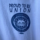 Switch Vintage All Sport Proweight LIU Local 300 Union T-Shirt White XXL Made in USA 3 image