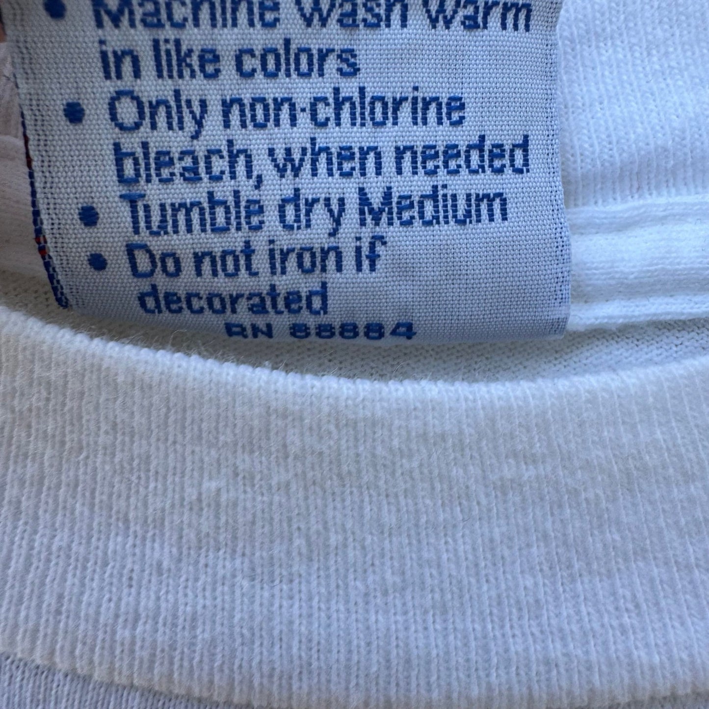 Vintage All Sport Proweight LIU Local 300 Union T-Shirt White XXL Made in USA
