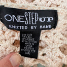Switch One Step Up Vintage Y2K Tan Crochet Floral Hand Knitted Vest OS Cottage Festival 2 image