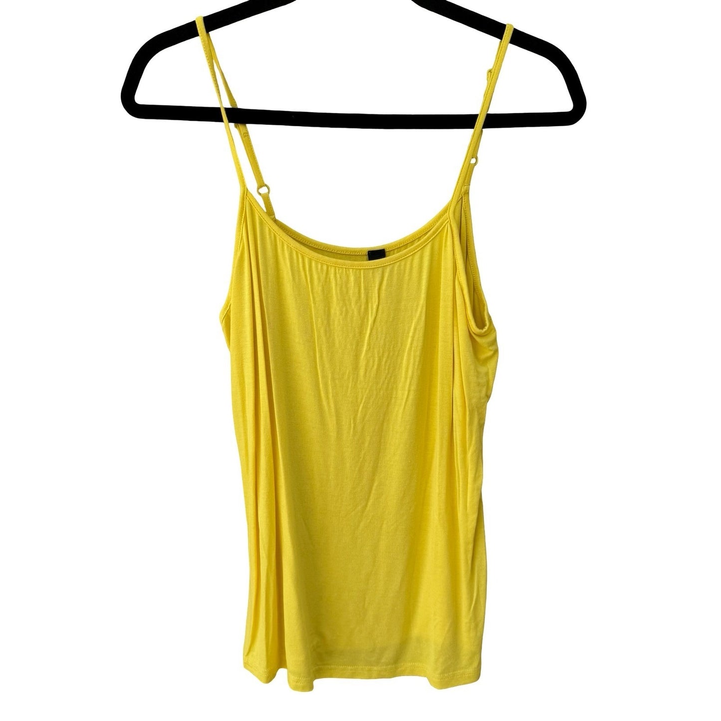 Midnight Velvet Yellow Floral Crochet Knit Top Cami Set Size Large Bell Sleeve