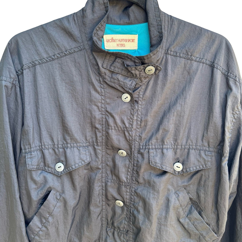 Geoffrey Hunter Sport Vintage 90s Gorpcore Utility Drawstring Windbreaker Jacket