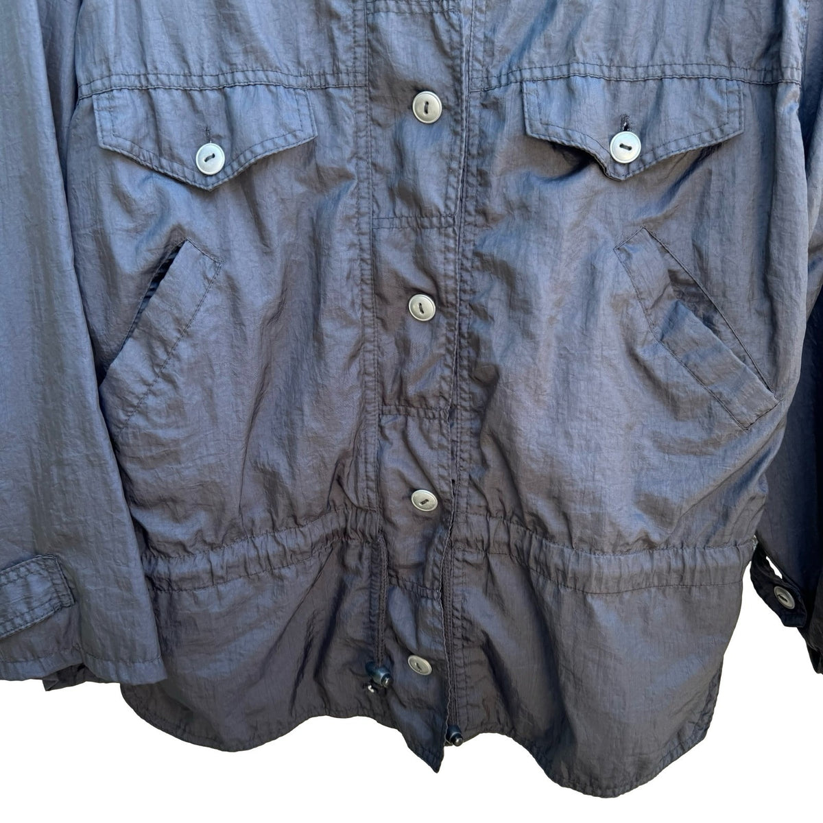 Geoffrey Hunter Sport Vintage 90s Gorpcore Utility Drawstring Windbreaker Jacket