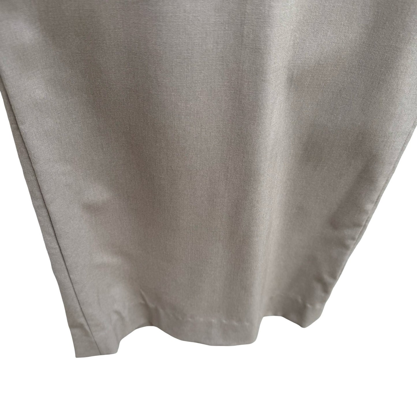 Linda Allard Ellen Tracy Minimalist Wool Blend Wide Leg Trousers Brown 14 NEW