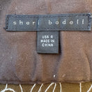Switch Sheri Bodell Y2K Whimsigoth Boho Edgy Embroidered Leather Waist Pencil Skirt 4 2 image