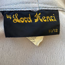 Switch Lord Henri Vintage 70s 80s Secretary Minimalist Blouse Stand Collar Pleated L 2 image