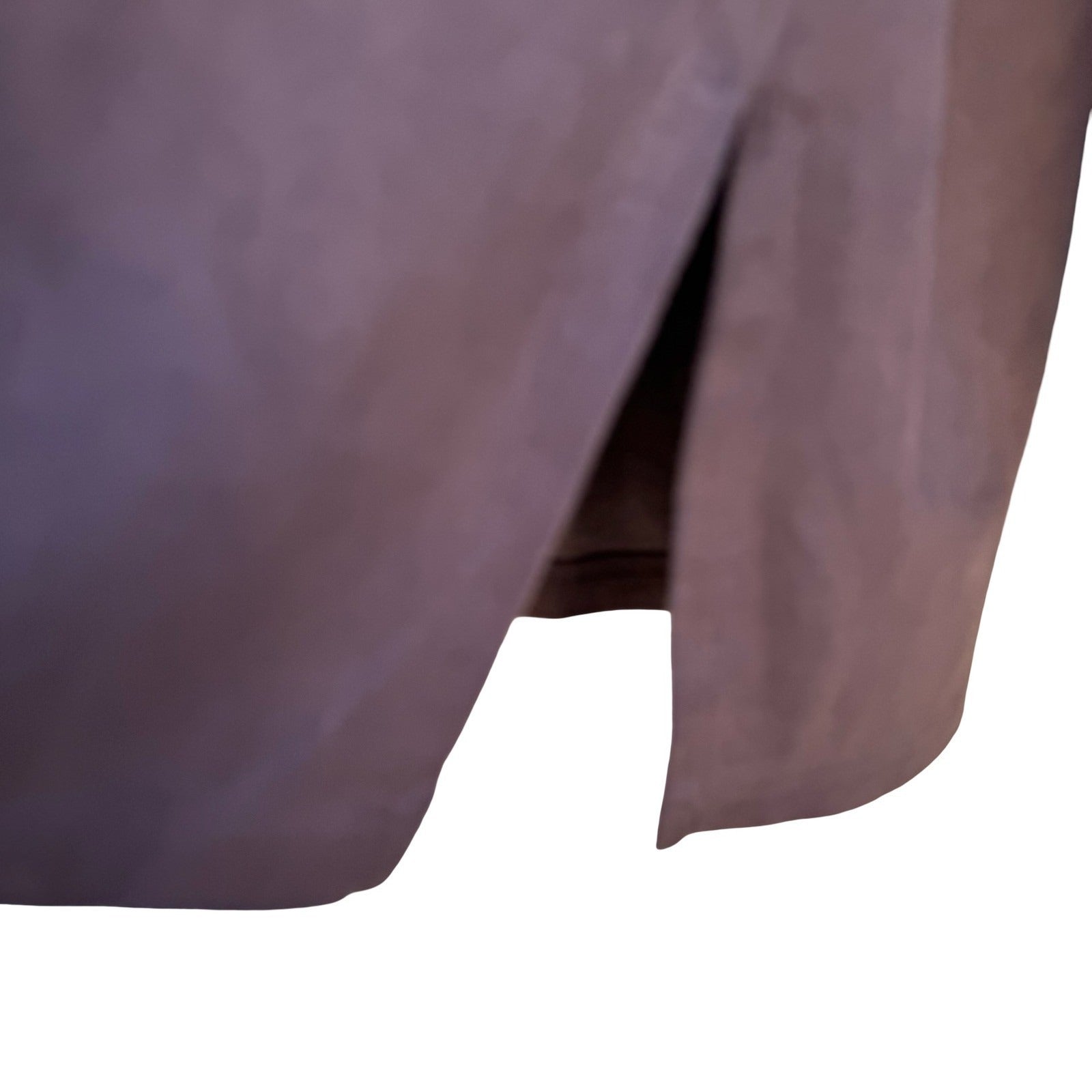 Chicos Design Womens Faux Suede Button Down Shirt Brown Long Sleeve Size 2 Large