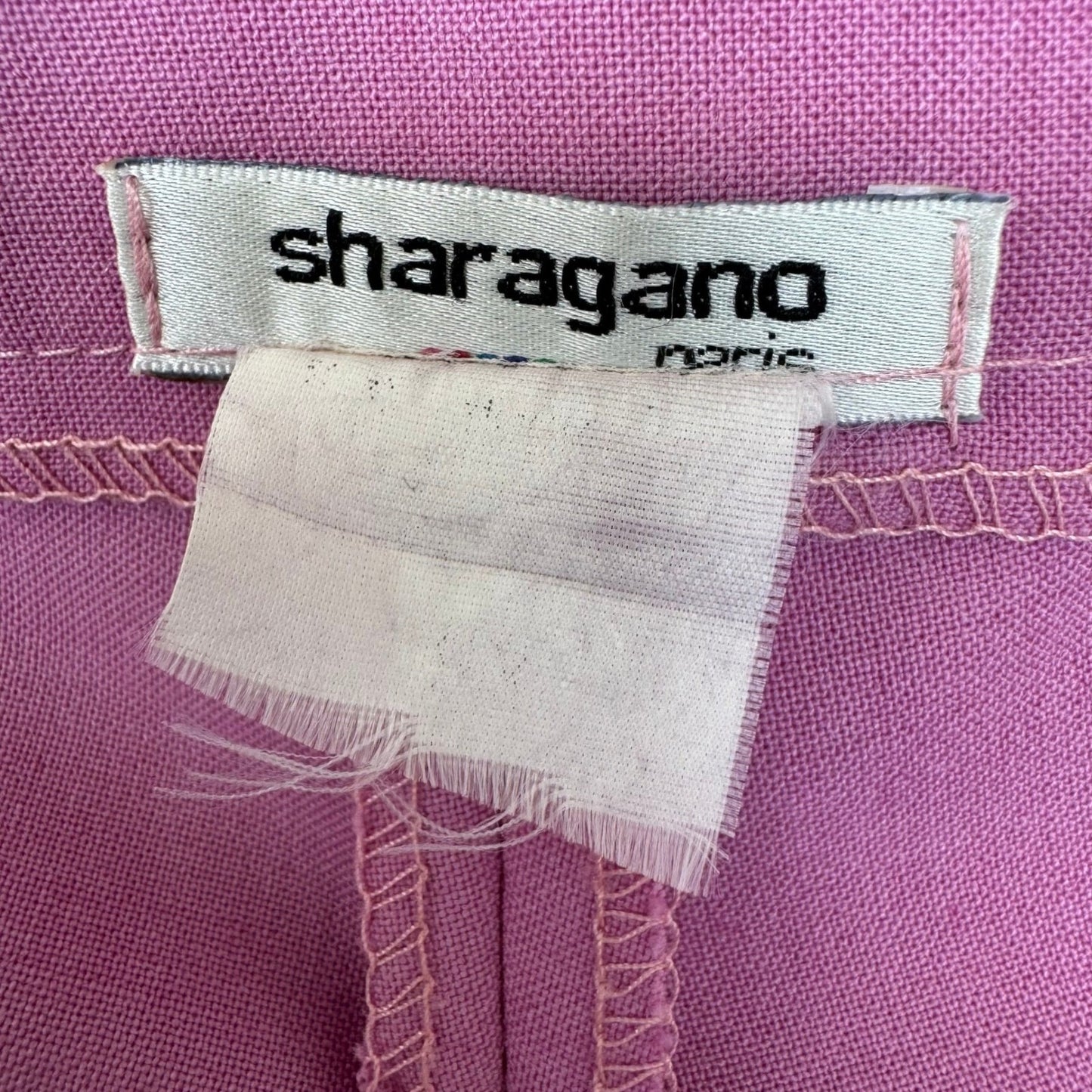 Sharagano Paris Vintage Y2K Tailored Purple Ankle Zip Pants Professional Career
