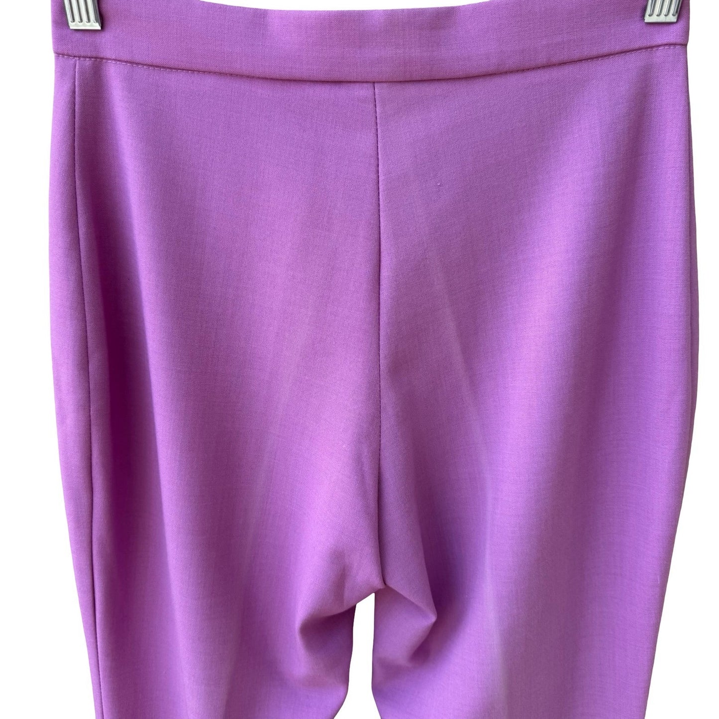Sharagano Paris Vintage Y2K Tailored Purple Ankle Zip Pants Professional Career