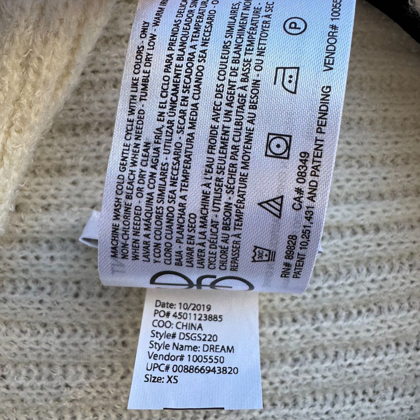 Skinnygirl Womens Draped Front Ribbed Open Front Knit Cardigan Sweater Ivory XS