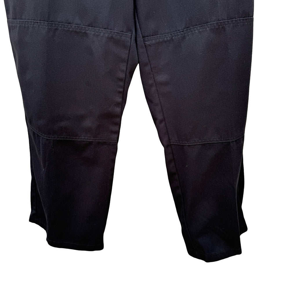 Dickies Mens Loose Fit Double Knee Work Pants Black Straight Leg Utility Trouser
