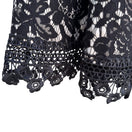 Switch Donna Ricco New York Womens Black Lace Crochet Sleeveless Floral Party Dress 6 3 image