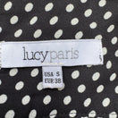 Switch Lucy Paris Rockabilly Pinup Polka Dot Halter Open Back Shorts Romper Summer S 2 image