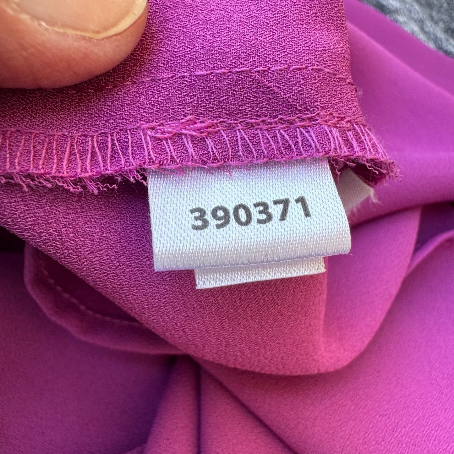 Minimalist Flowy Professional Jewel Purple Pleated Sleeveless Crepe Shell Blouse