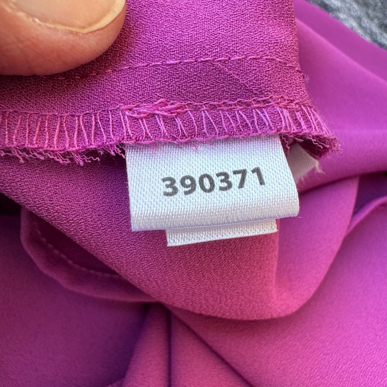 Minimalist Flowy Professional Jewel Purple Pleated Sleeveless Crepe Shell Blouse