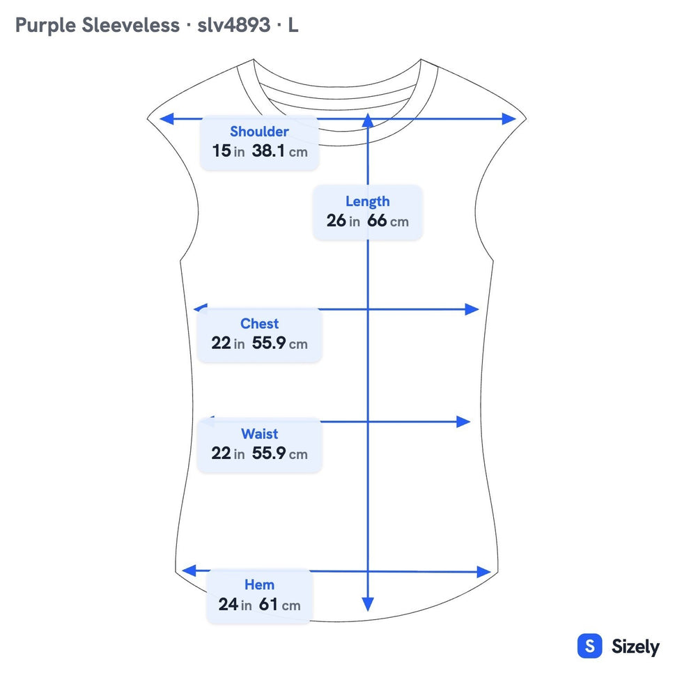 Minimalist Flowy Professional Jewel Purple Pleated Sleeveless Crepe Shell Blouse