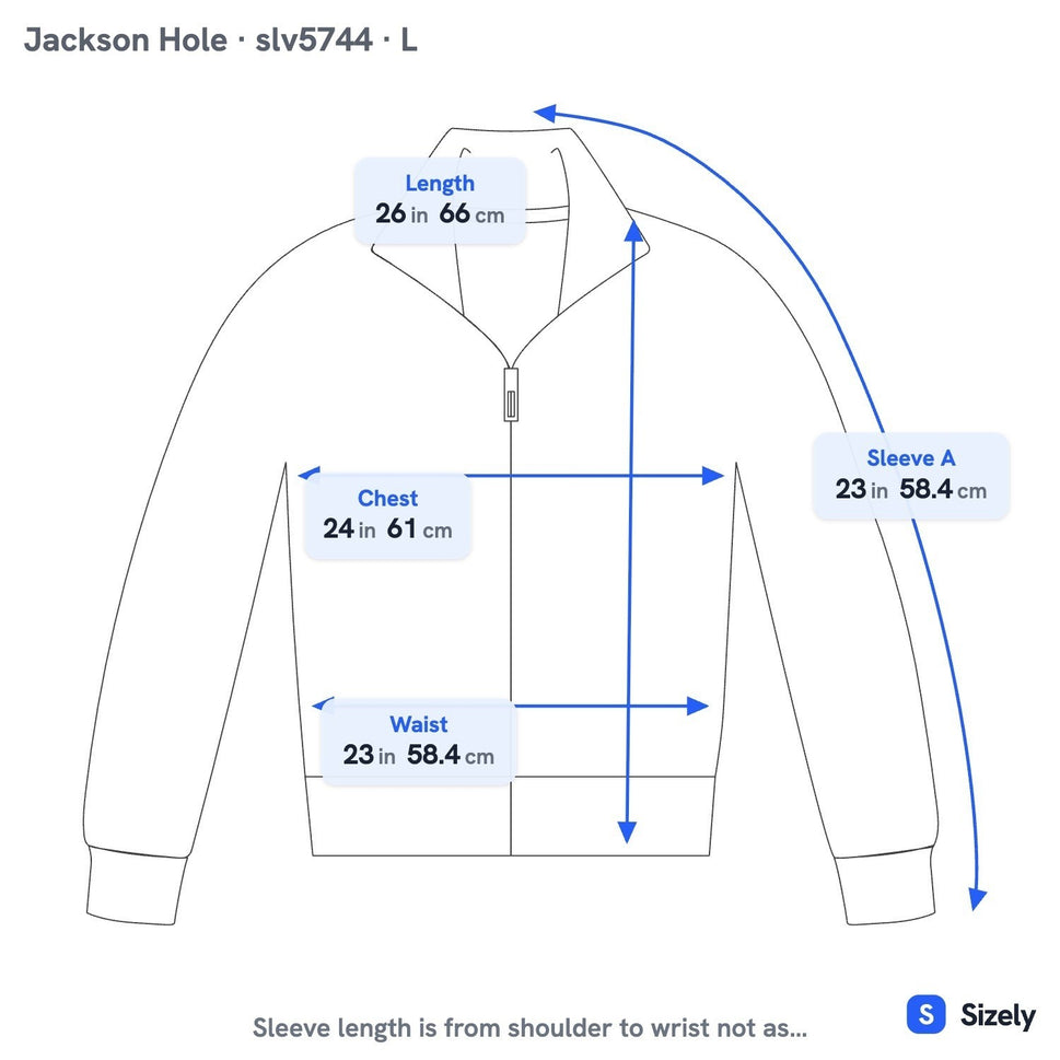 Jackson Hole Gorpcore Outdoor Techwear Zip Space Dye Fleece Jacket Mens Gray L