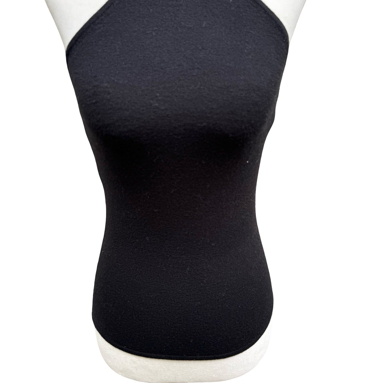Guess Collection Vintage Wool Blend Halter Turtleneck Sweater Tank Top Womens S