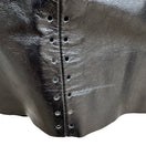 Switch Poleci Vintage Y2K Edgy Biker Avant Garde Goth Leather Pencil Skirt Perforated 3 image