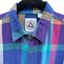 Switch Peter Jon Vintage Y2K Multicolor Plaid Flannel Grunge Outdoor Button Up Shirt L 2 image