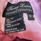 Switch Terry Lewis Classic Luxuries Pink Suede Leather Pants Petite 6P High Rise Retro 2 image
