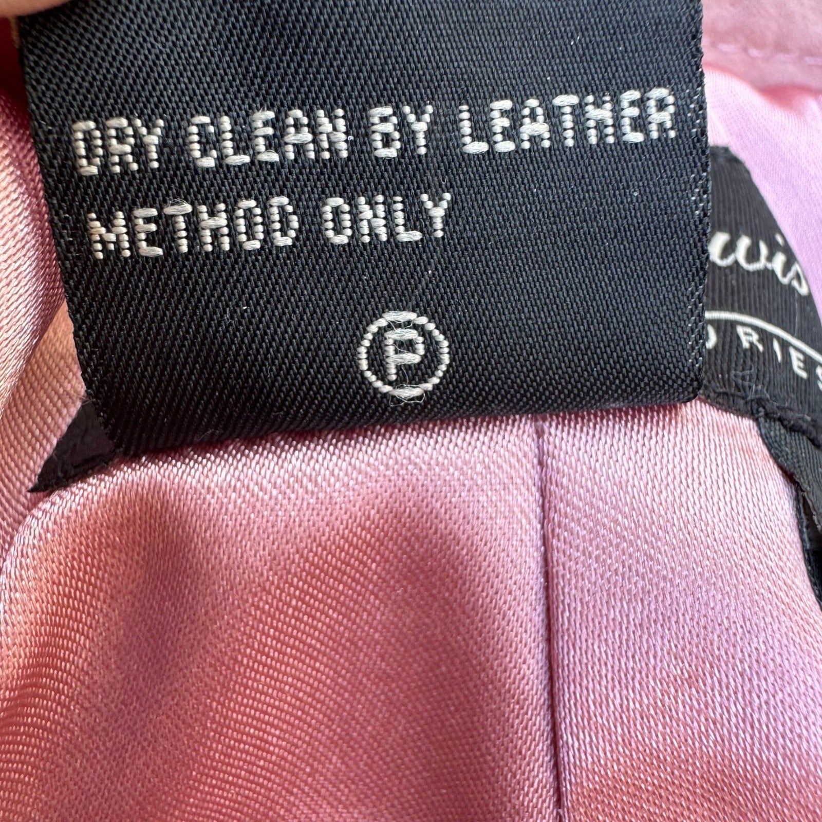 Terry Lewis Classic Luxuries Pink Suede Leather Pants Petite 6P High Rise Retro