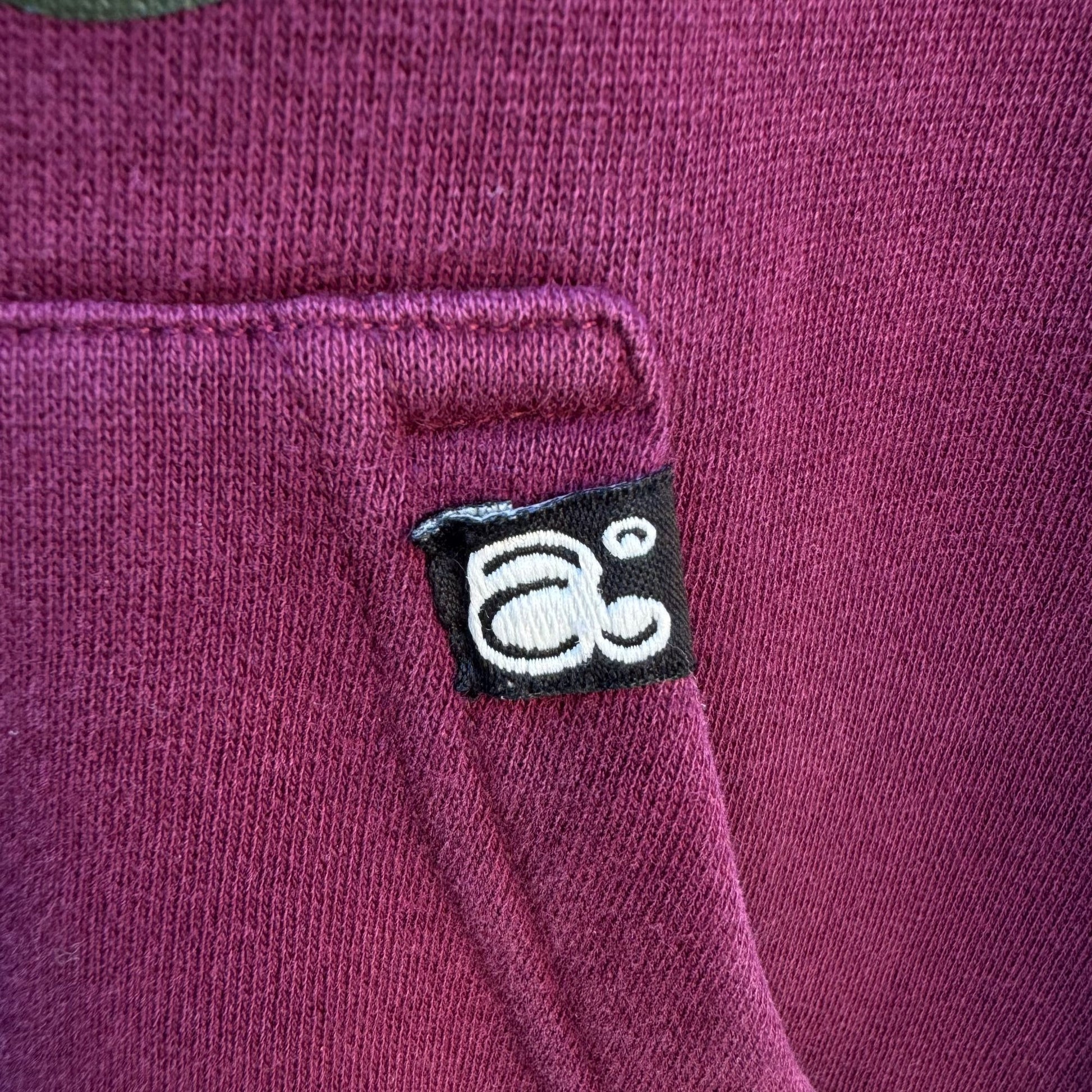 BBC Billionaire Boys Club Ambiguous OG Logo Maroon Graphic Full-Zip Hoodie Mens L