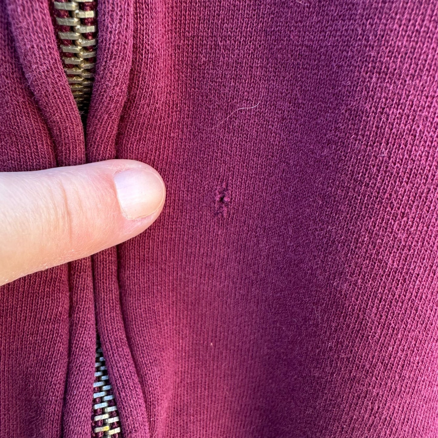 BBC Billionaire Boys Club Ambiguous OG Logo Maroon Graphic Full-Zip Hoodie Mens L