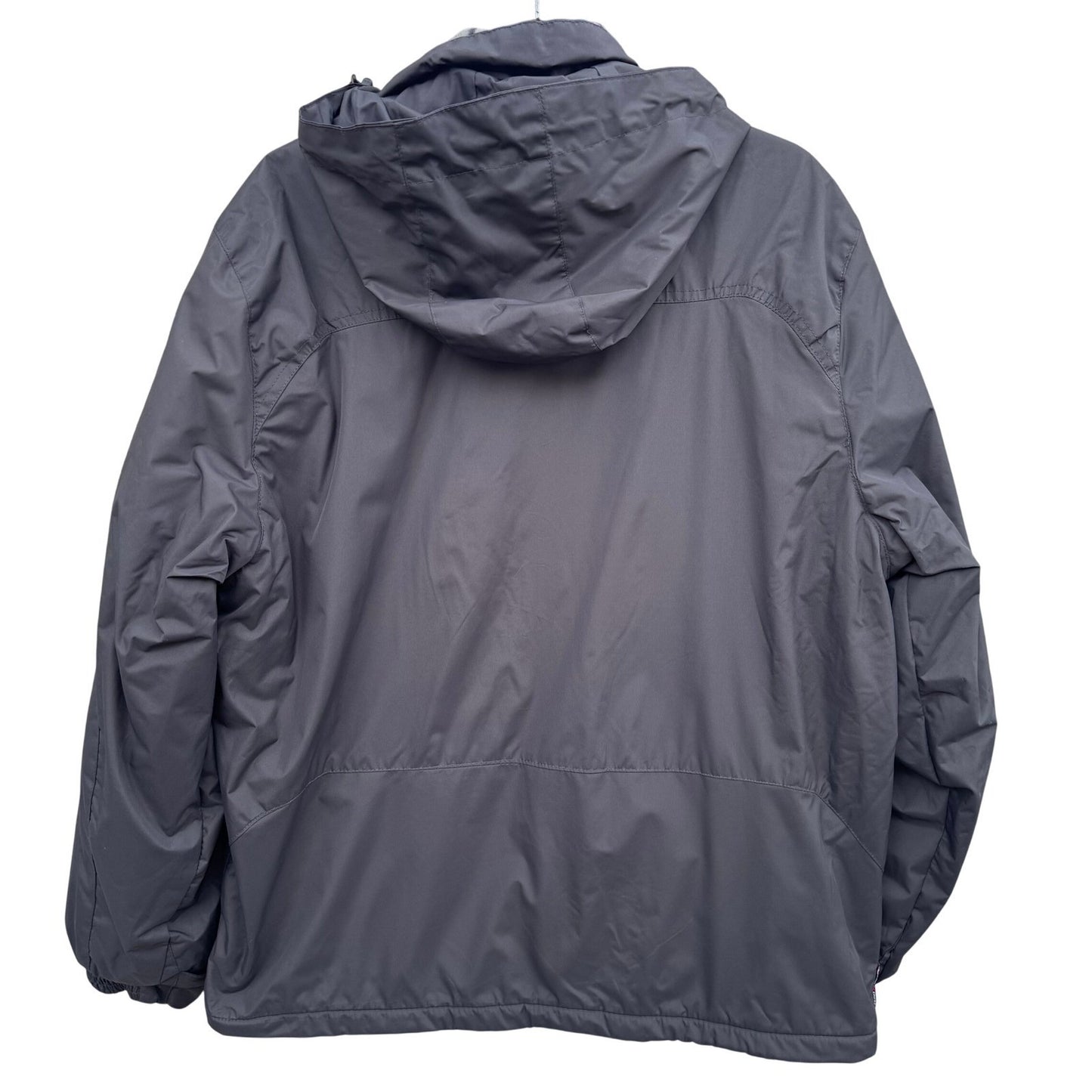 ZeroXposur Mens Hooded Winter Jacket Gray Fleece Lined Heavy Duty Coat Medium
